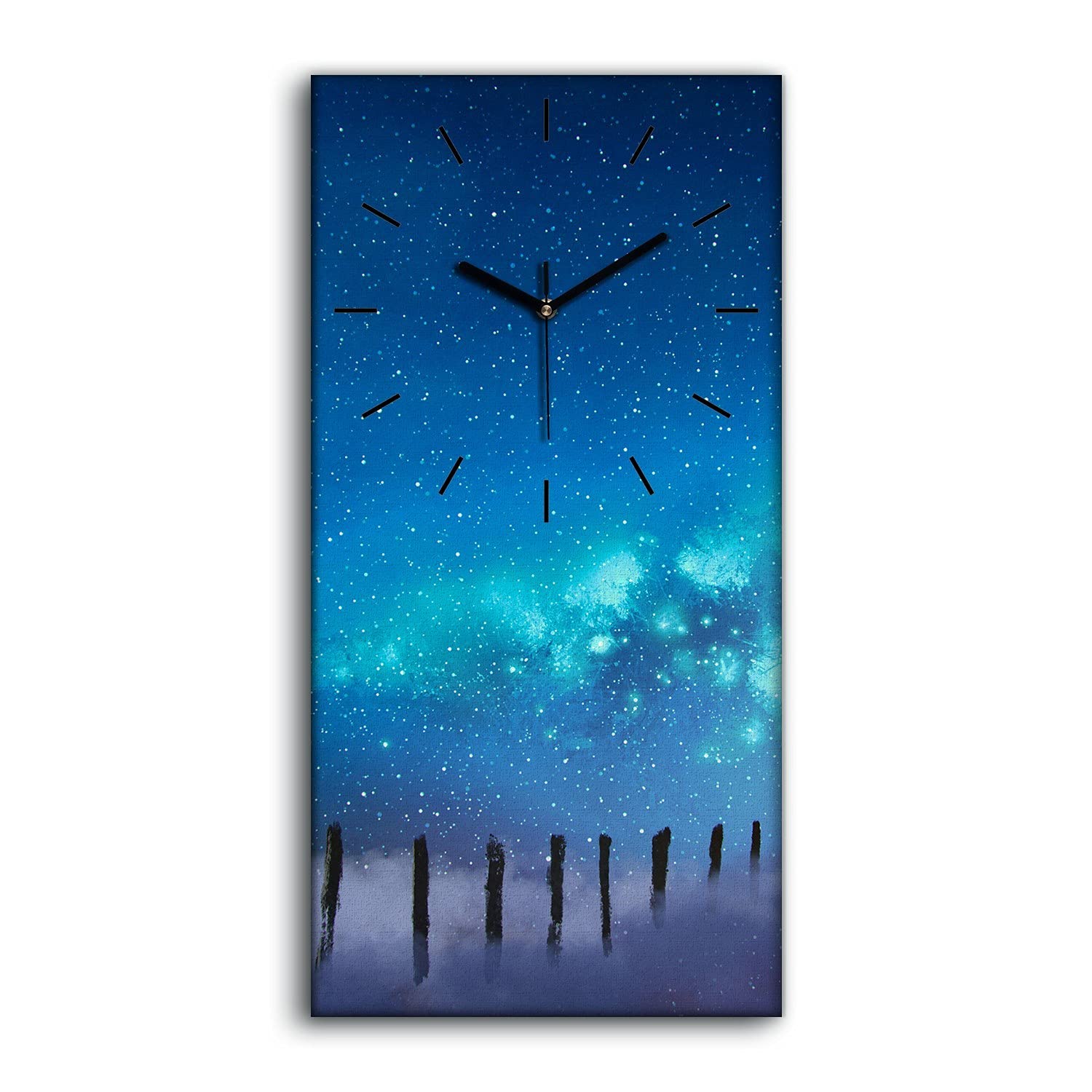 Art Mural Image Décoration Salon Chambre Horloge sur Toile Zen 30x60