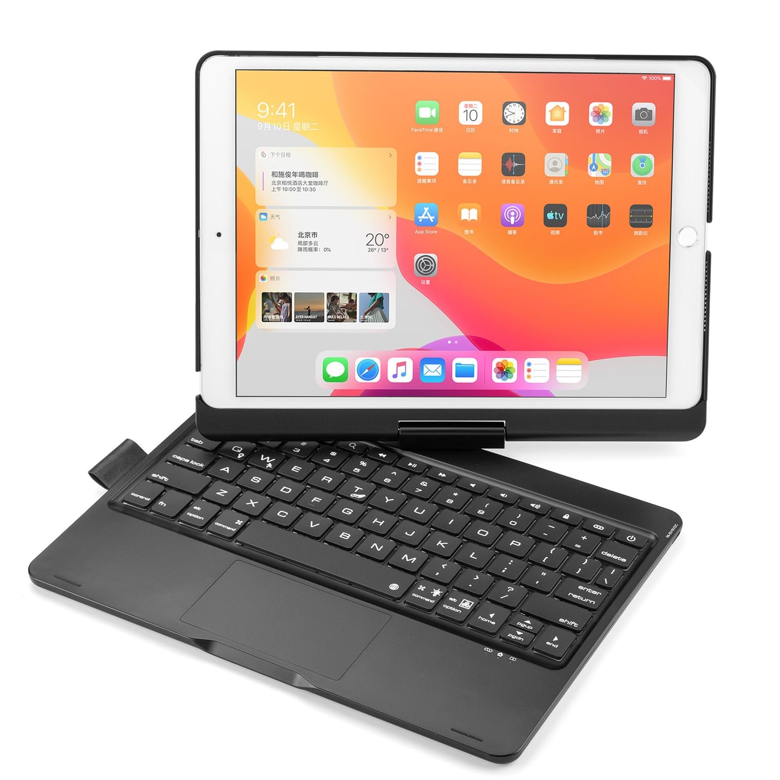 Amazon.co.jp: 360°回転 iPad 第9/8/7世代 10.2インチ キーボード