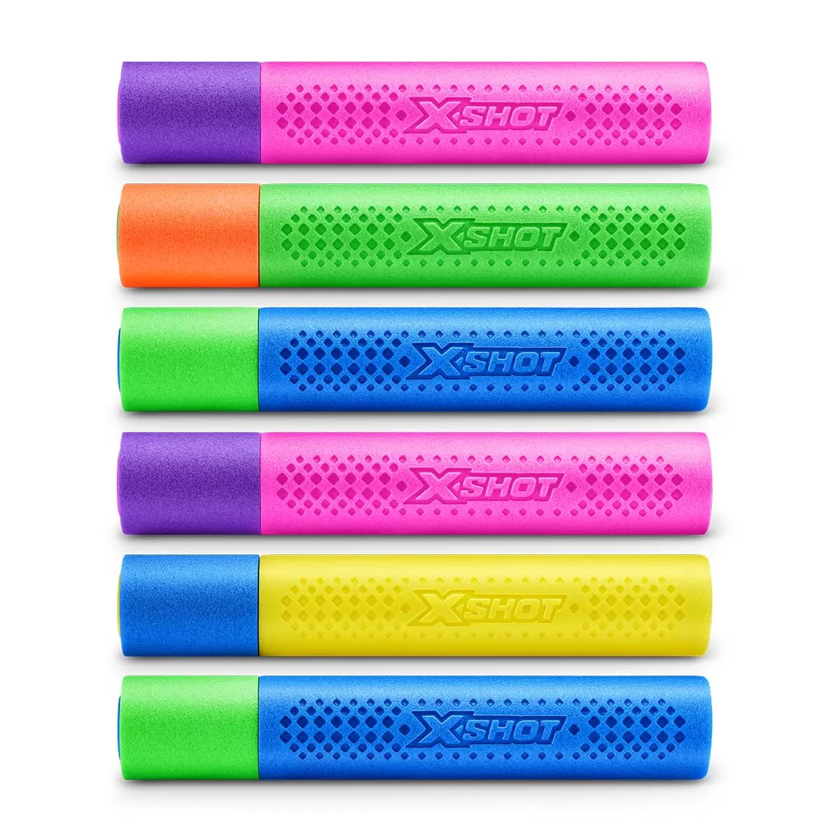 ZURU X-Shot Foam Water Blaster – 6-Pack, Rapid Fill, 33ft Range, Lightweight Summer Soaker Set