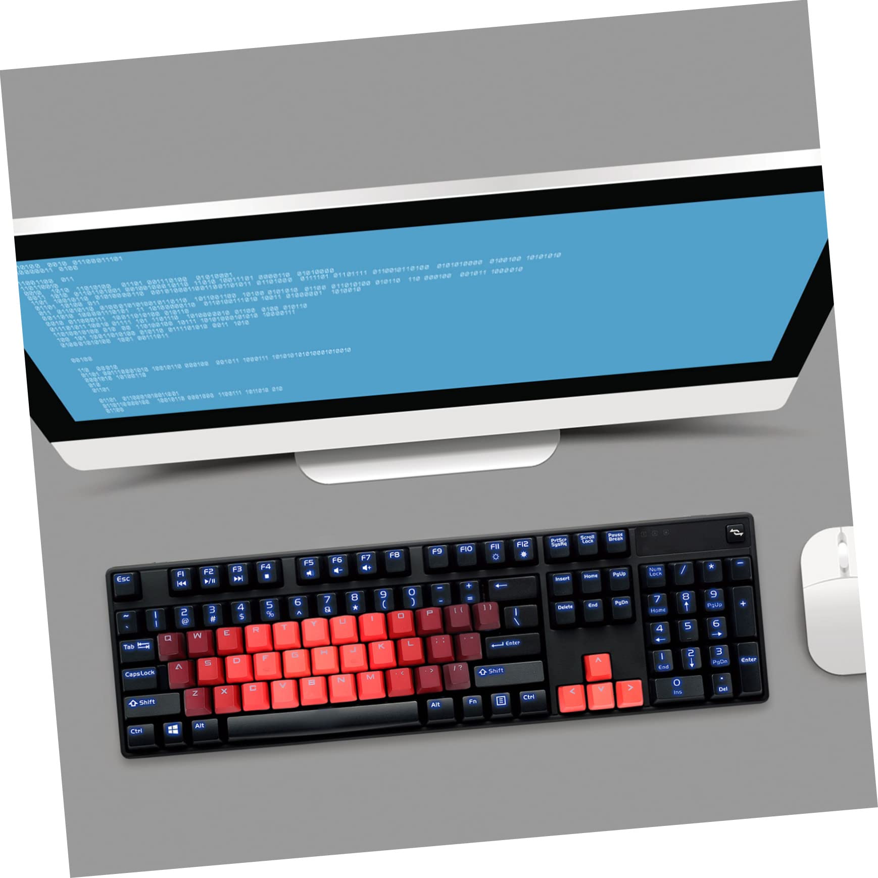 jojofuny 3sets Keycaps Per Tastiera Meccanica Design Traslucido e Facile Da Installare Accessori Per Keyboard Compatibile Con Layout Cherry e Giocatori Di Gaming