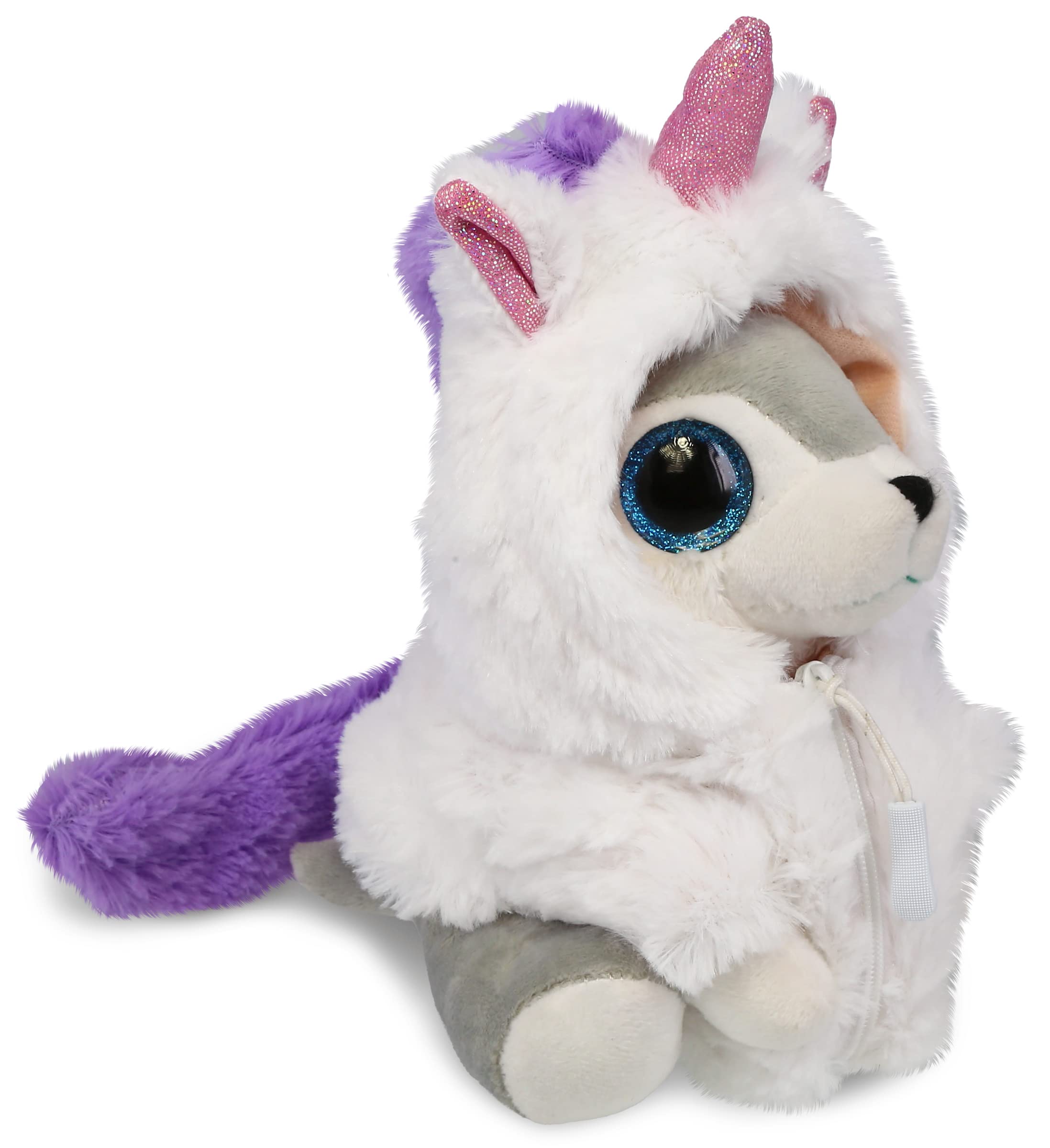 DolliBu Moose Unicorn Plush St￭ Animal Toy With Removable Outfit...