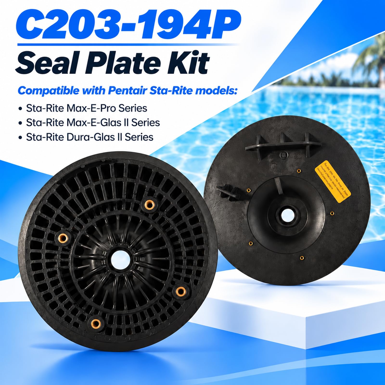 C203‑194P - Kit de placa de sellado para bomba Pentair para
