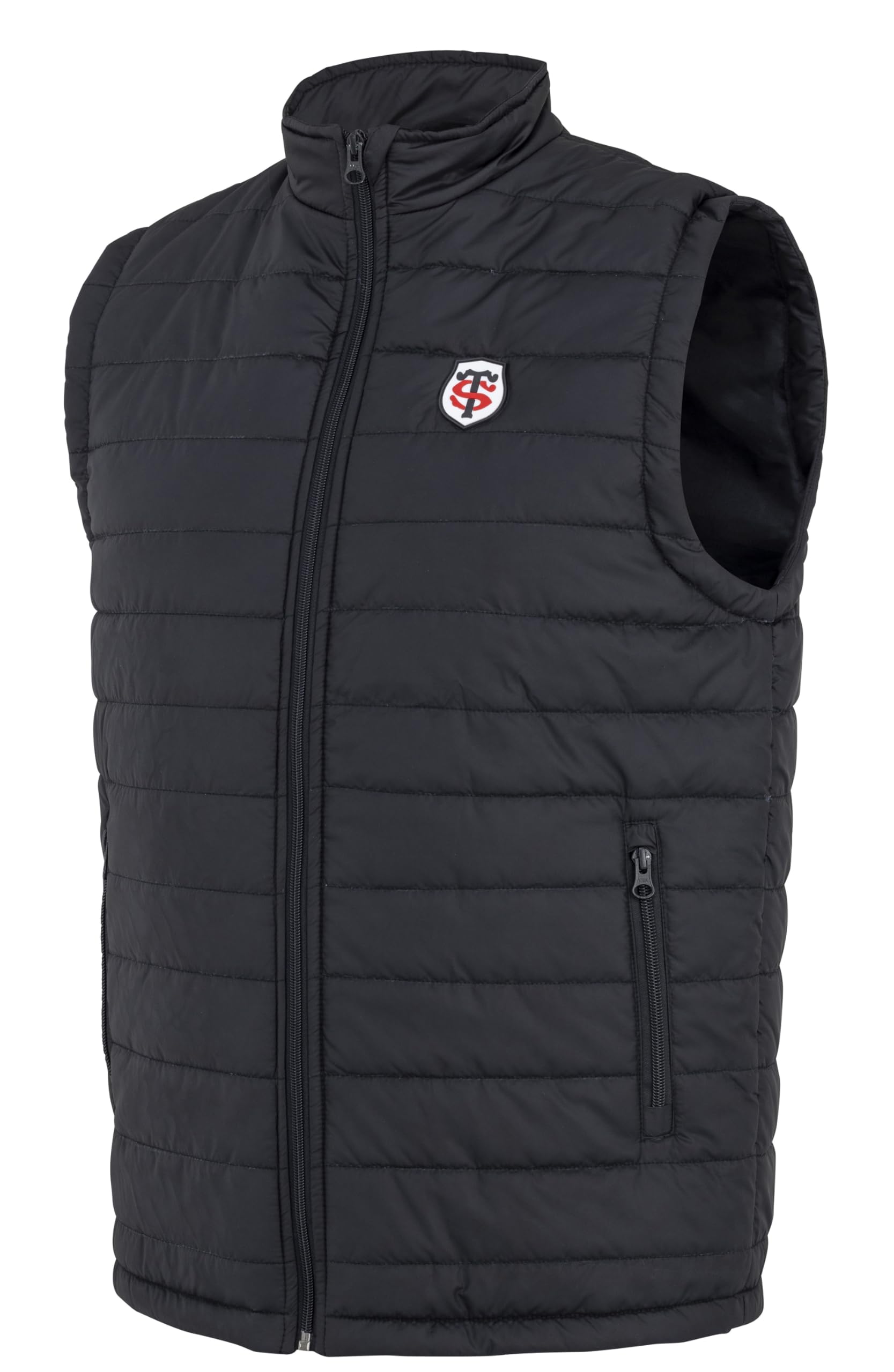 STADE TOULOUSAIN Doudoune sans Manche Toulouse - Collection Officielle - Rugby - Matière Polyester - Taille Homme