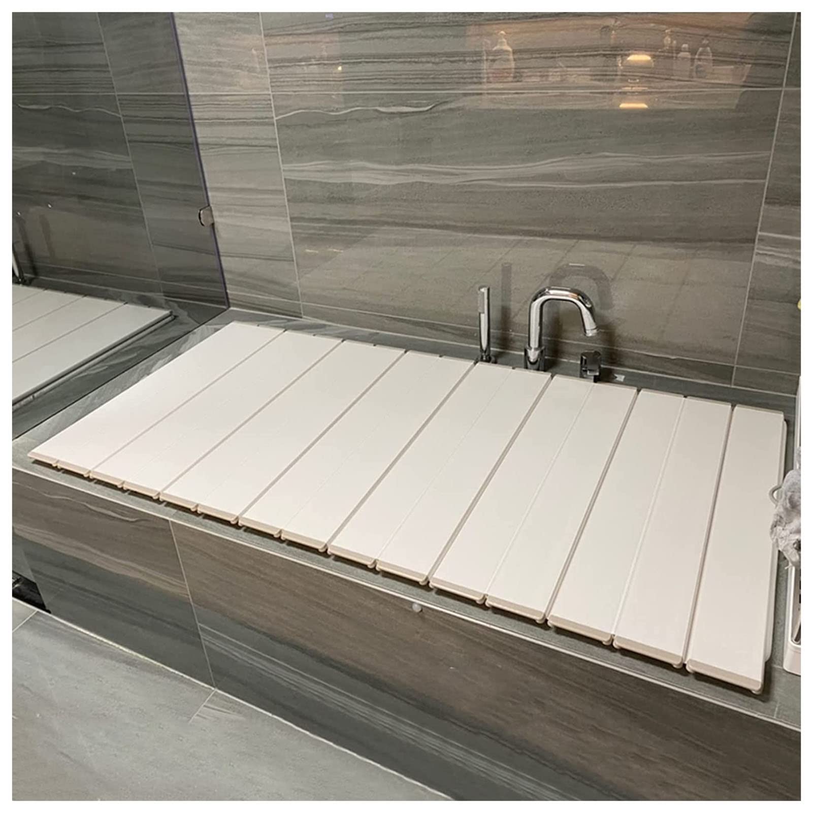 Tapa de baño con obturador para crear un spa de baños de leche en casa 1