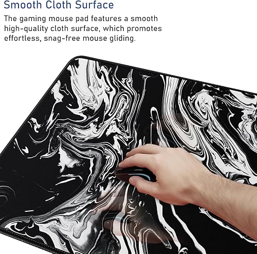 Vista 83 de Alfombrilla de mouse grande para juegos, 31.5 x 15.7 x 0.12 pulgadas, alfombrilla de mouse extendida, antideslizante, resistente a derrames