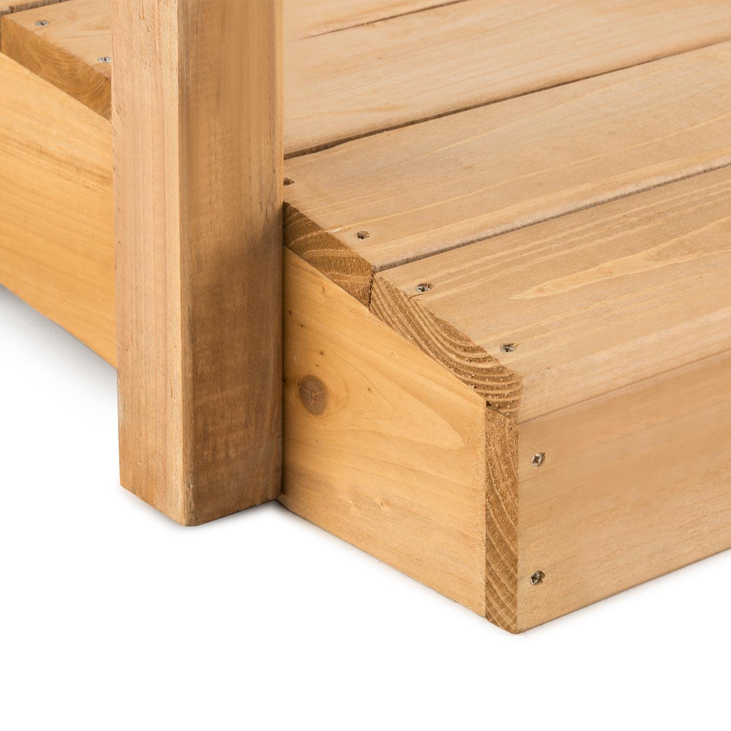 Blumfeldt Rialto Ponte da Giardino 58 x 58 x 122 cm Legno Massiccio Resistente Agenti Atmosferici
