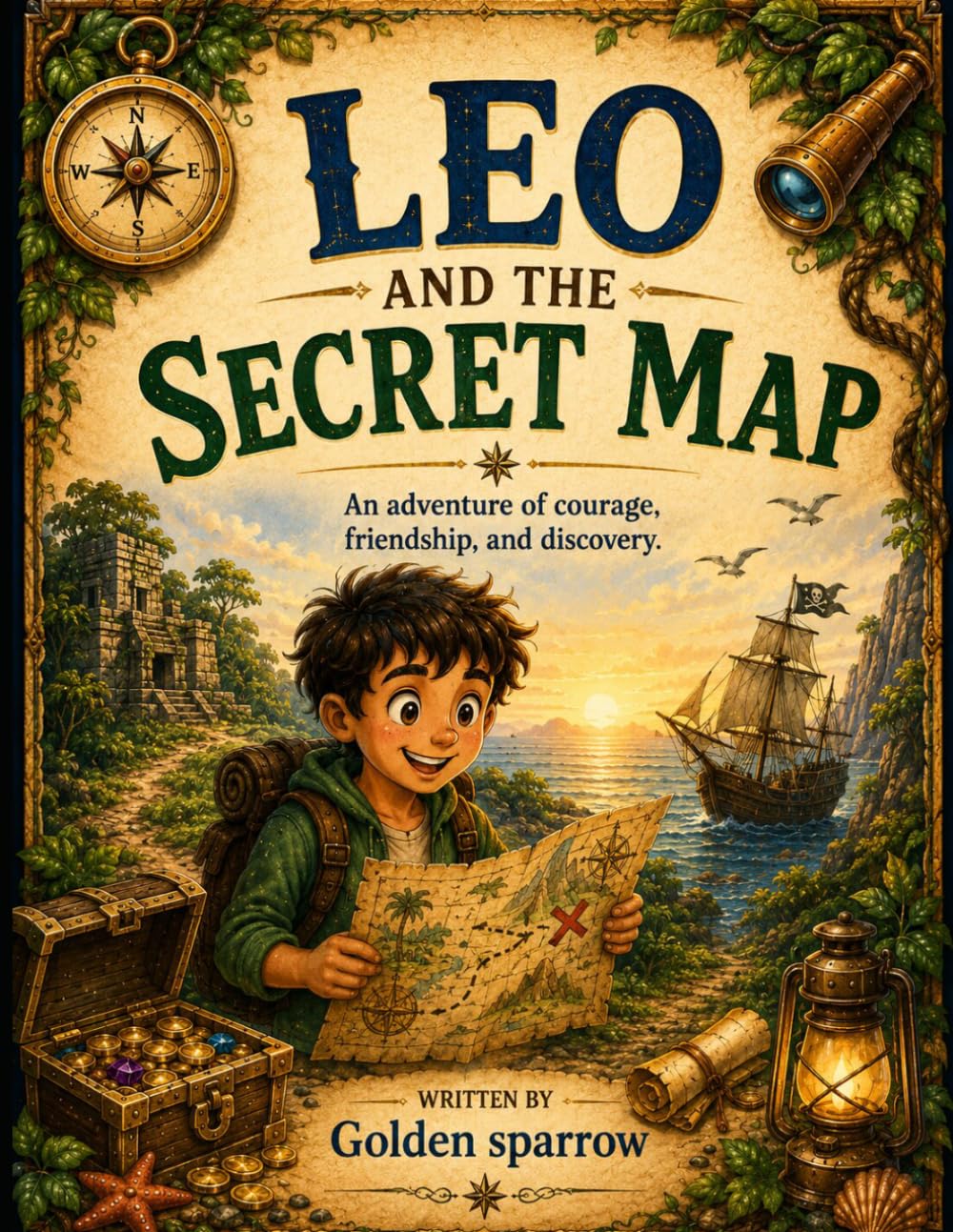 Leo and the Secret Map: A Children's Adventure Story