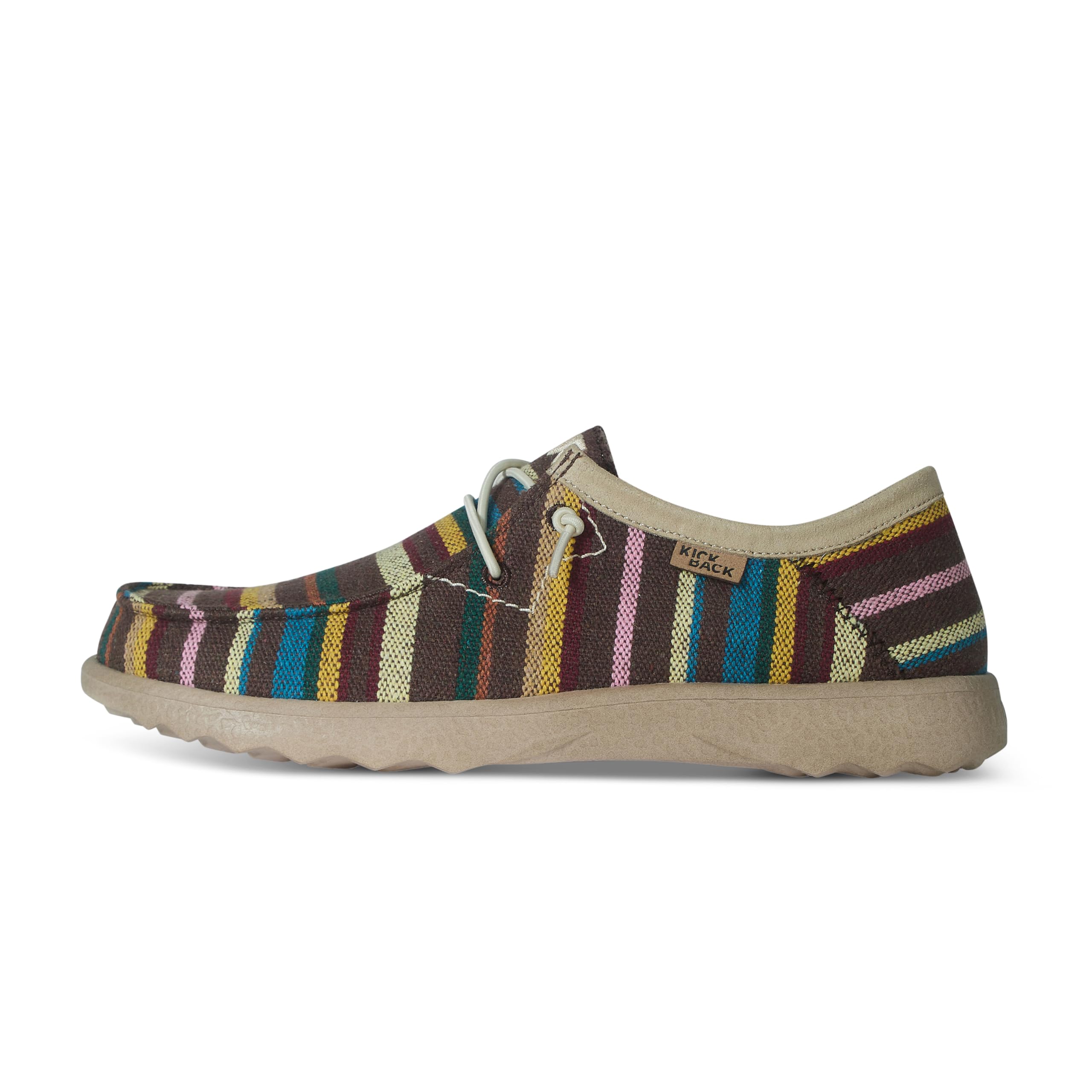 Kickback Lounger Scarpe Estive da Uomo in Tela – Mocassini Slip‑On Senza Lacci con Lacci Elastici – Sneakers Leggere per Interni ed Esterni con Suola Antiscivolo