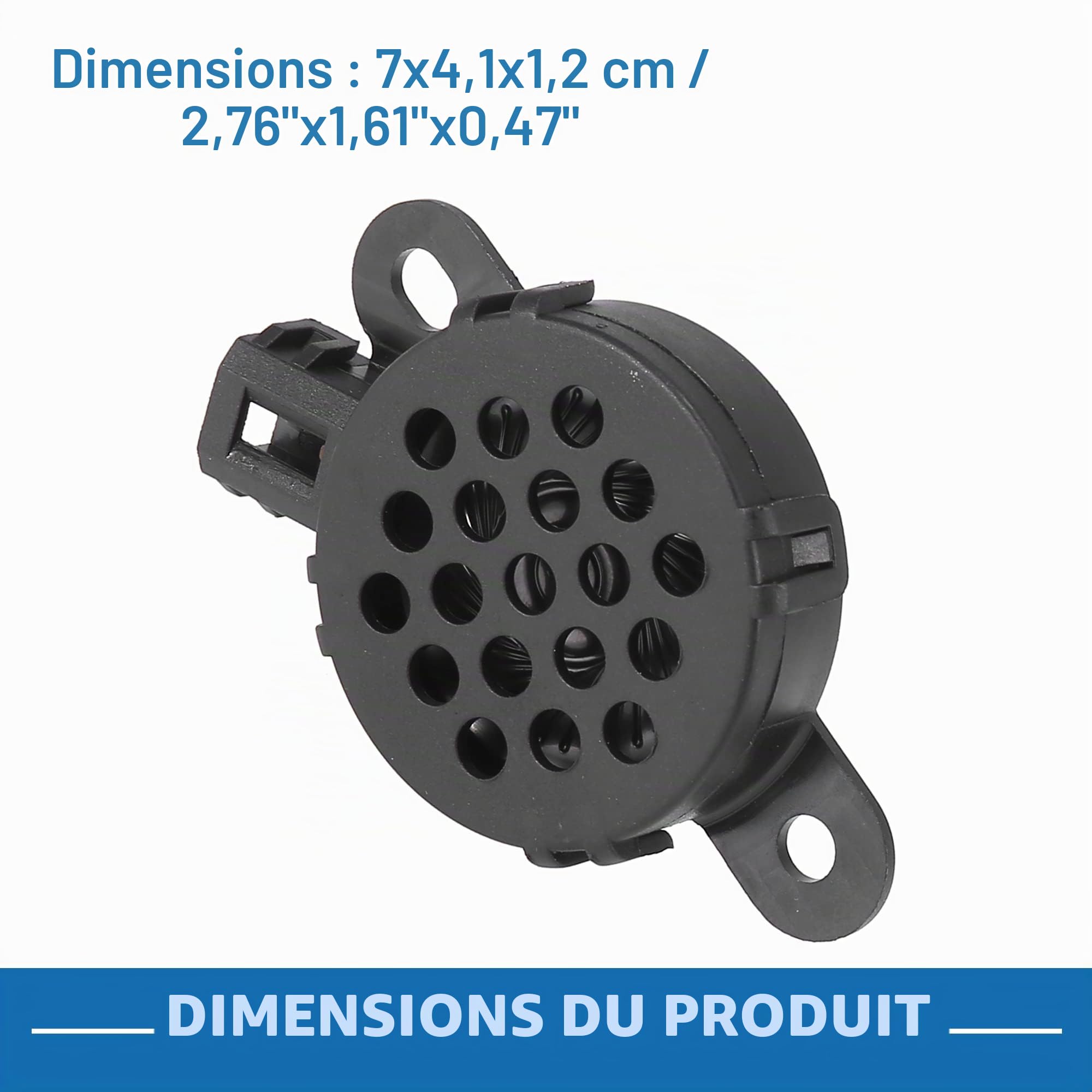 A ABSOPRO Voiture Avertisseur Sonore Assistance Stationnement 3W83-15K864-AA pour Ford