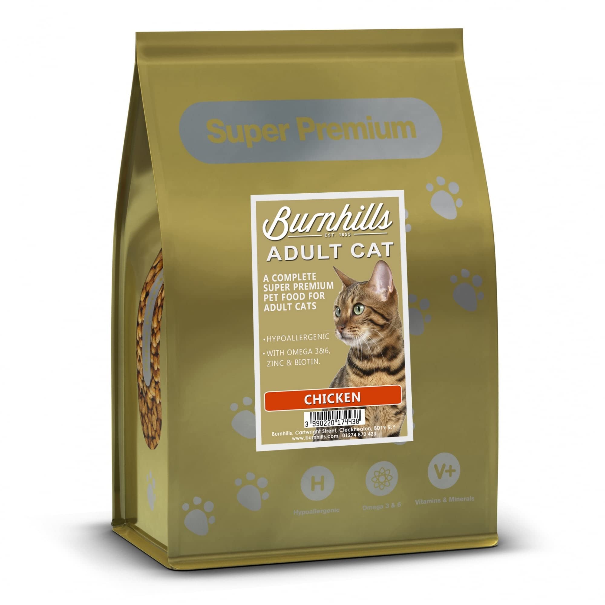 Burnhills Super Premium Adult Cat Food Chicken 6Kg