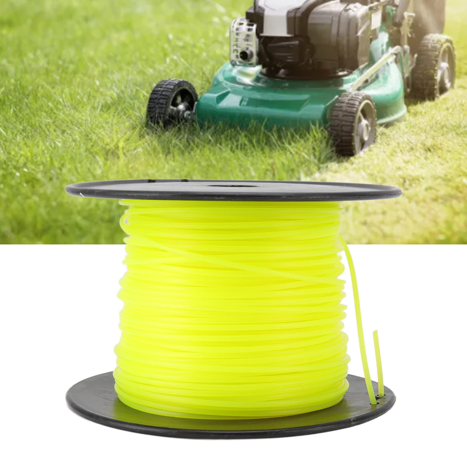 Ligne de -Bordure en Nylon Robuste de 3 Mm pour, – Fil Durable pour la du Jardin, Cordon à Faible Bruit pour Tondeuse à Gazon (100 m / 328,1 Pieds)