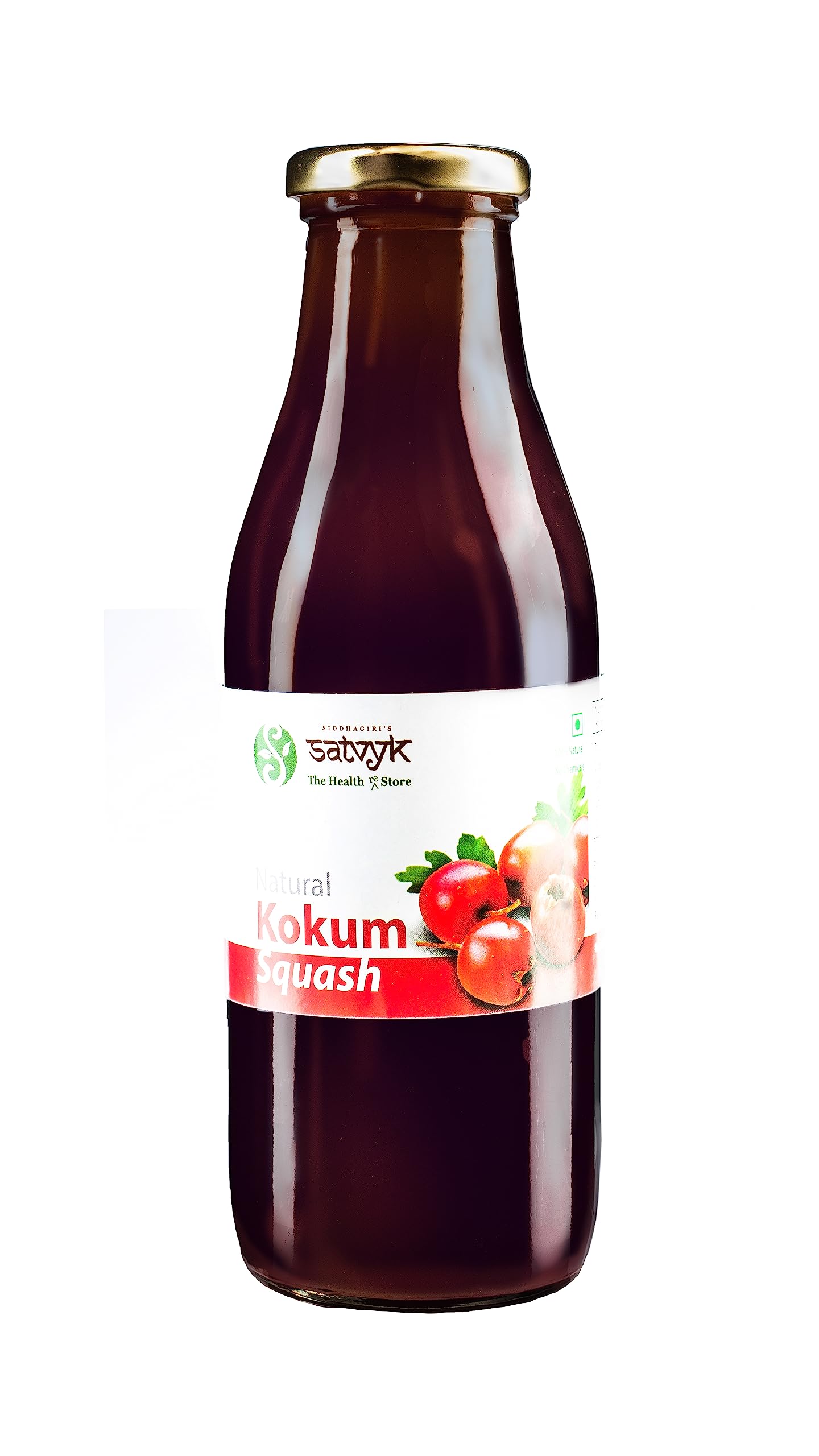 S Siddhagiri's SATVYK THE HEALTH re STORE Kokum Squash (500ml) - No Preservatives and Additives-free | Healthy Squash | Kokum Concentrate| Natural Ingredients | All Natural & Refreshing Drink
