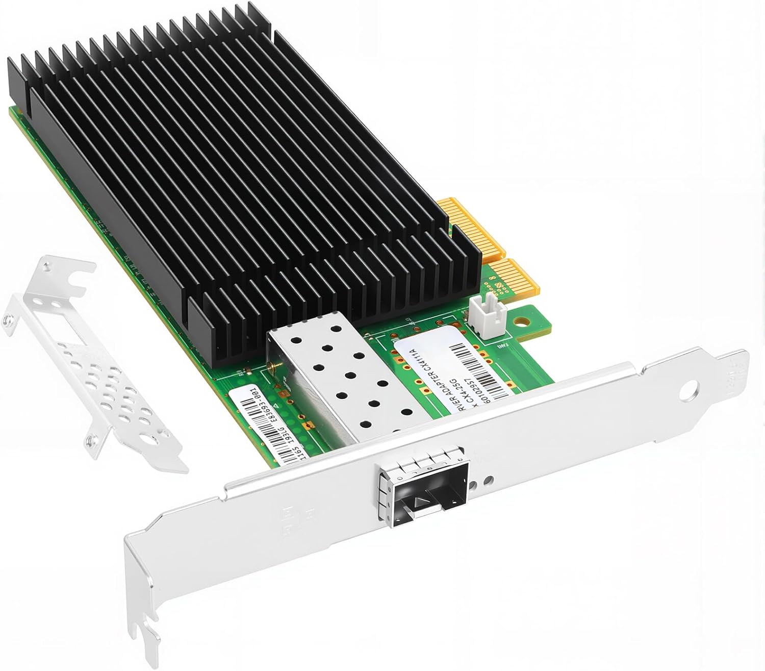 Vogzone 25GbE NIC Card for Mellanox MCX4111A-SFP28-X4, PCIe 3.0 x4 25Gb Ethernet NIC with Mellanox ConnectX-4 Lx Chipset, Single SFP28 Network Card Support RDMA