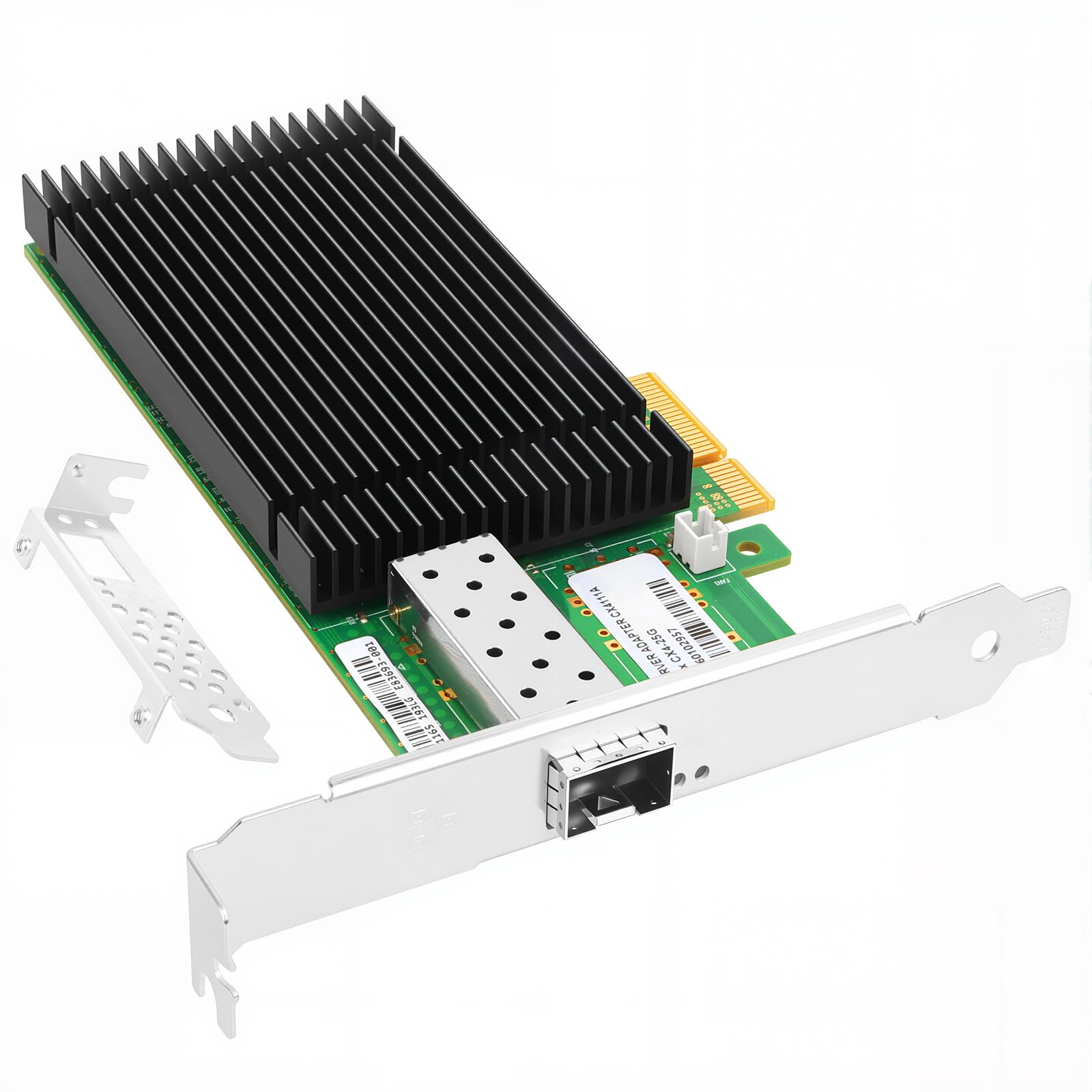 Vogzone 25GbE NIC Card for Mellanox MCX4111A-SFP28-X4, PCIe 3.0 x4 25Gb Ethernet NIC with Mellanox ConnectX-4 Lx Chipset, Single SFP28 Network Card Support RDMA-picture-31