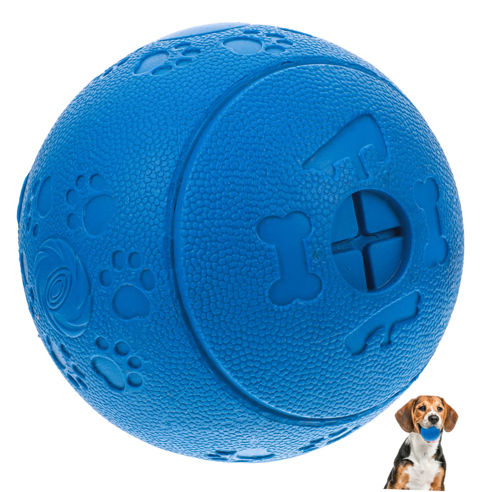 YARNOW 3 Pièces Jouet à Mâcher pour Traiter La Distribution De Jouets pour Chiens Jouet De Friandise pour Balles De Mordre Balle pour Animaux De Compagnie Caoutchouc