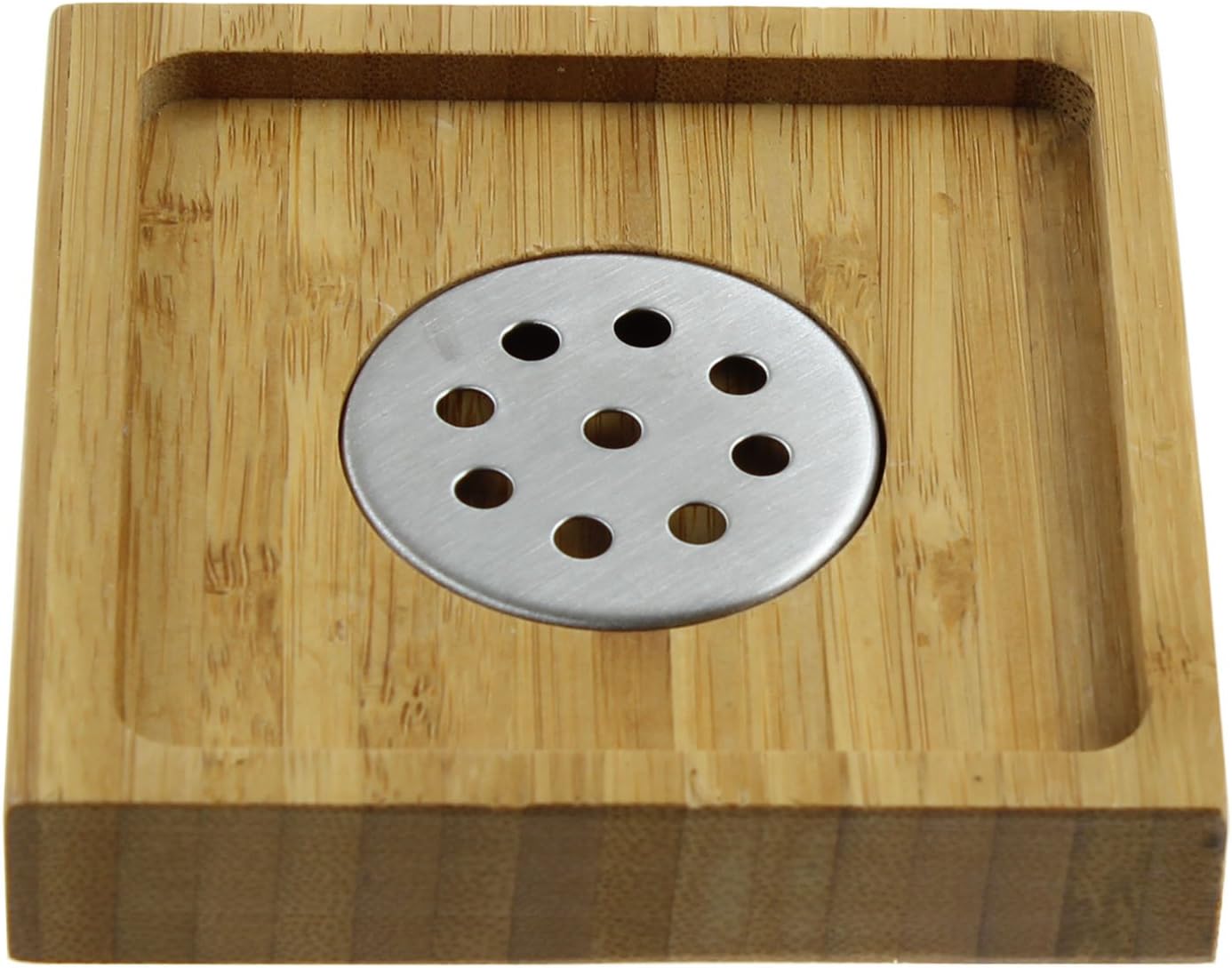 Bamboo Wood Wooden Soap Dish Dispenser Holder Bathroom Accessory Bathware New