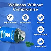 Vista 5 de BEARVANA Gummies for You Herbal Blue - Suplemento para mujeres - Deliciosas píldoras gomosas de bayas - 60 gomitas