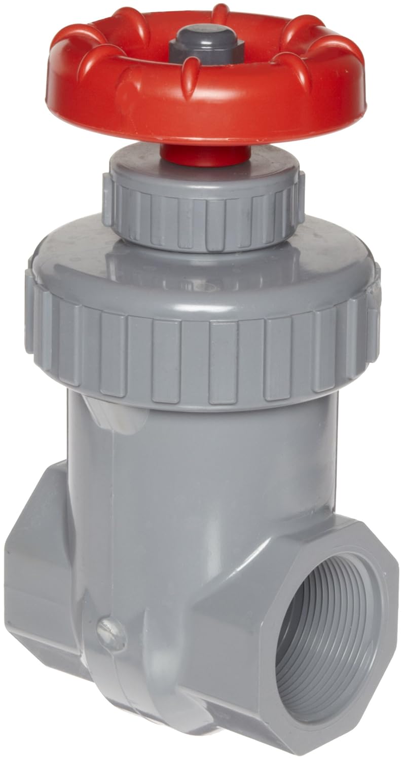 Spears CPVC Gate Valve, Non-Rising Stem, Viton O-Ring, 1