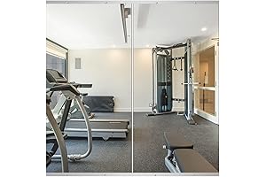 Home Gym Mirror - 48''x24''x2PCS: Elevate Your Home Workouts