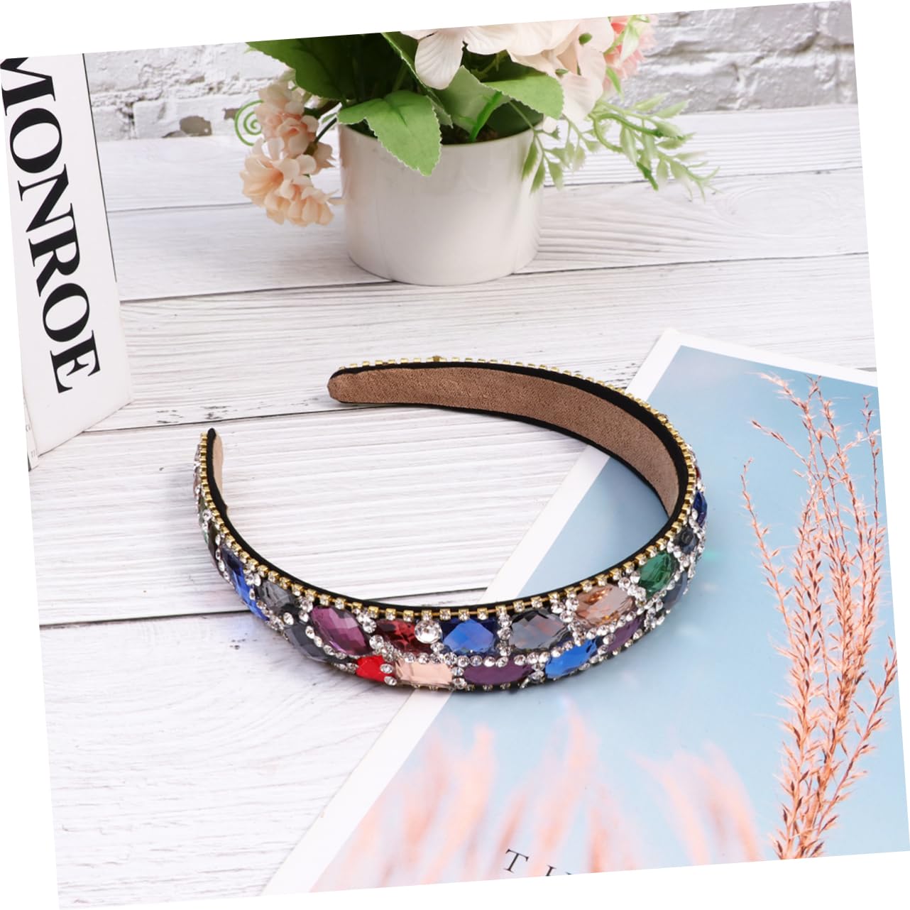 Healeved Fascia Colorata con Cerchietto Creativo per Donne e Ragazze Accessorio e per Speciali e Foto Memorabili
