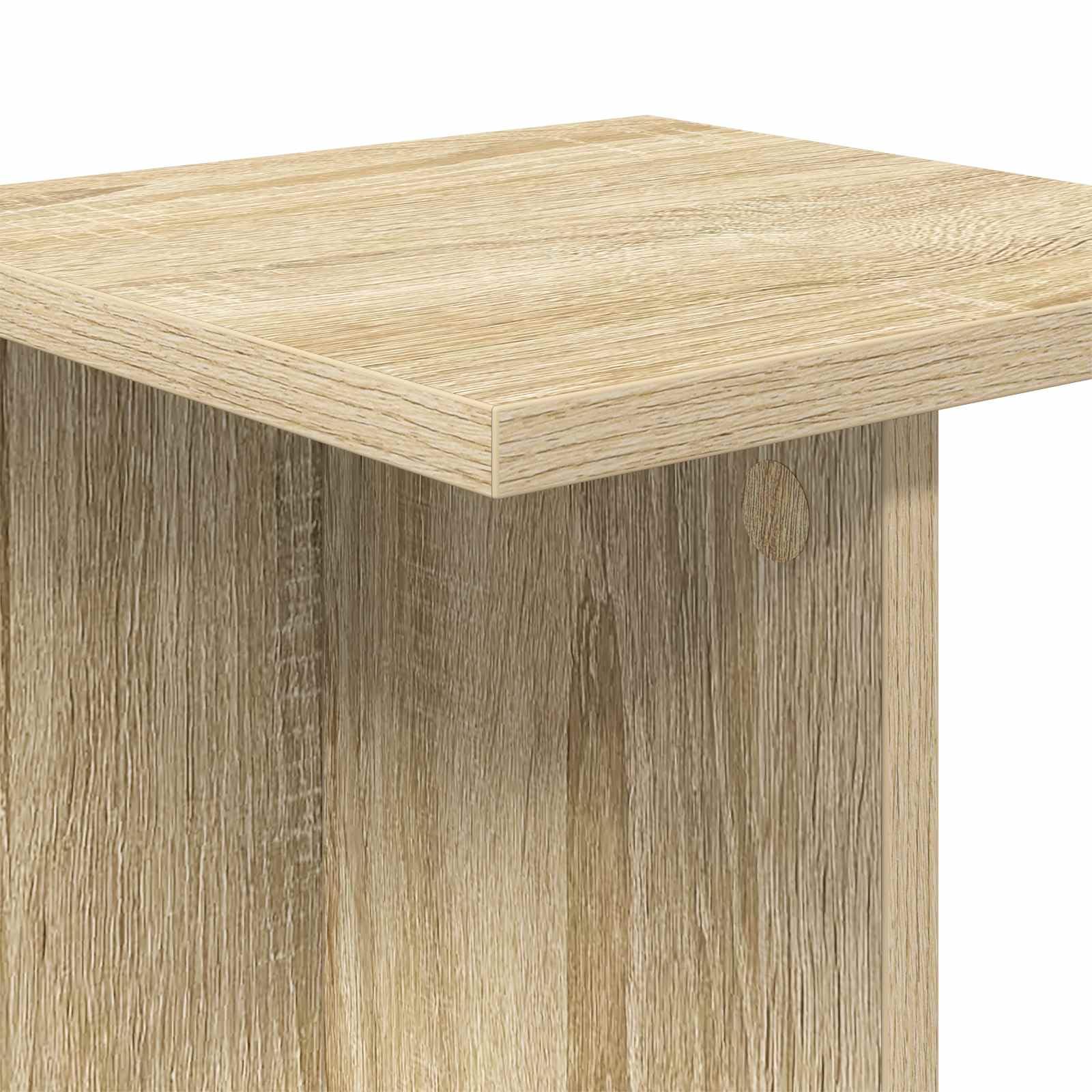 Supporto per piante, 2 pezzi, rovere Sonoma, 25 x 25,5 x 60,5 cm | legno, più livelli, design moderno, per soggiorno