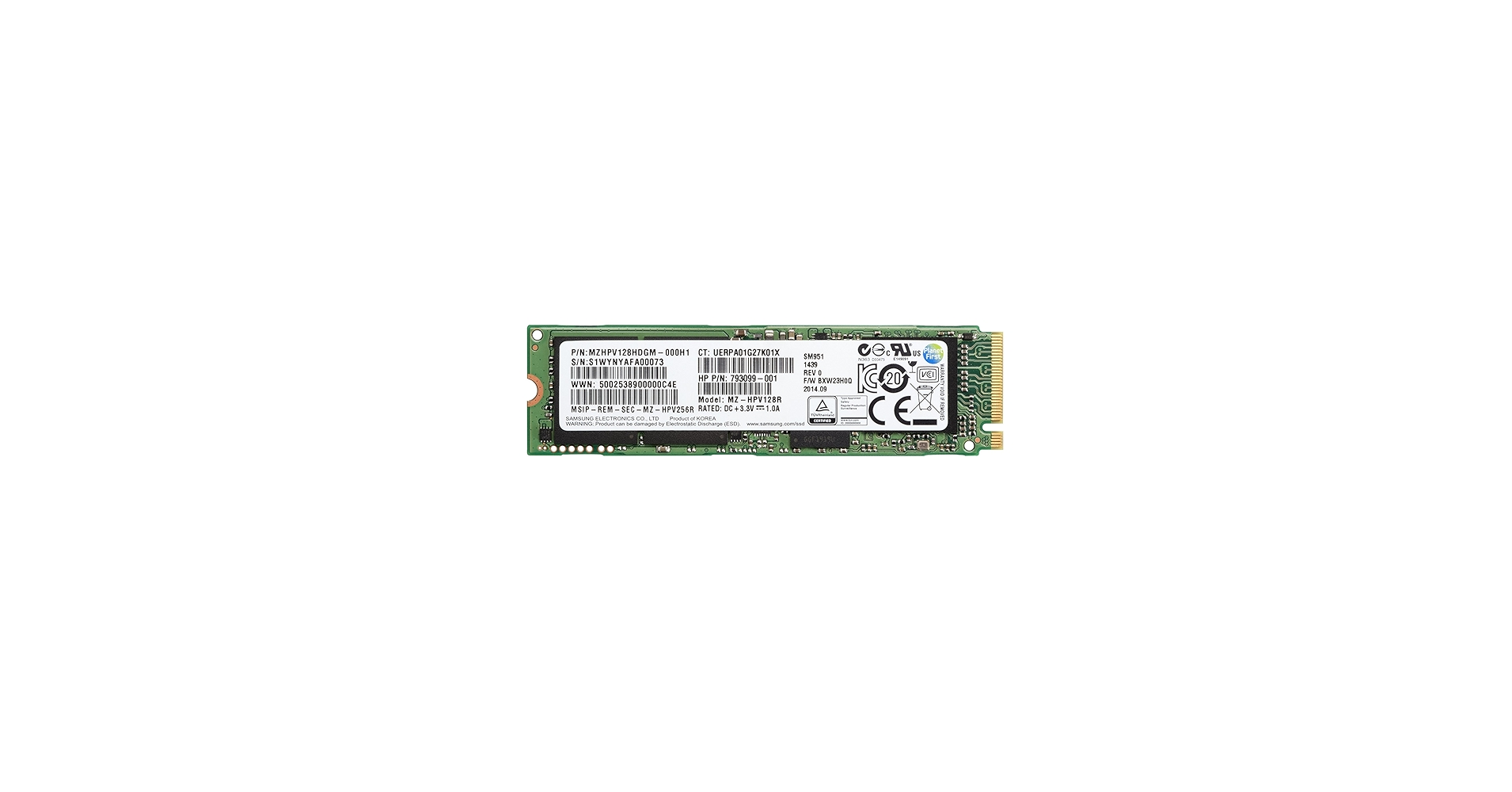 Amazon.com: HP 128 GB Internal Solid State Drive - SATA - M.2 2280