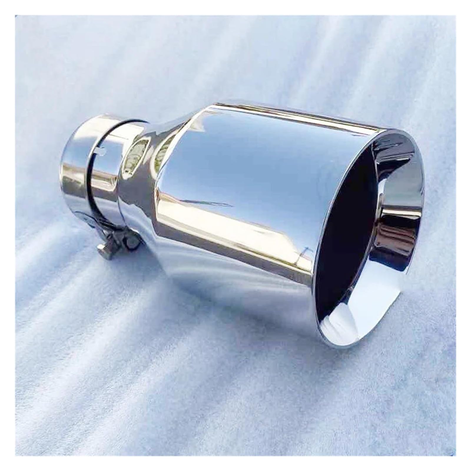 Riduttore E Manicotto Per Tubo Di Scarico 76-80mm – Acciaio Inox 304 Con Fonoassorbente E Finitura Lucida