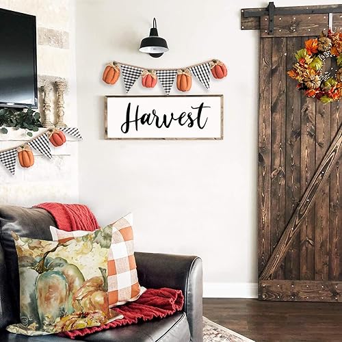 Miniatura 3 de Juego de 4 fundas de almohada de calabaza de otoño de 16 x 16 pulgadas, juego de 4 fundas de almohada decorativas de otoño con citas de Acción de