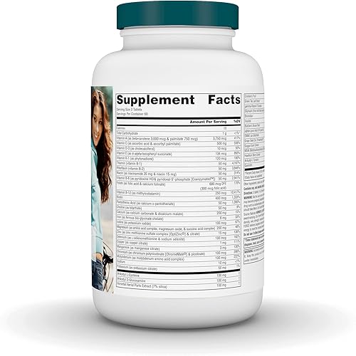 Miniatura 9 de Source Naturals Suplemento multivitamínico diario y multivitamínico para la salud inmune de las mujeres Life Force Multiple, 45 tabletas