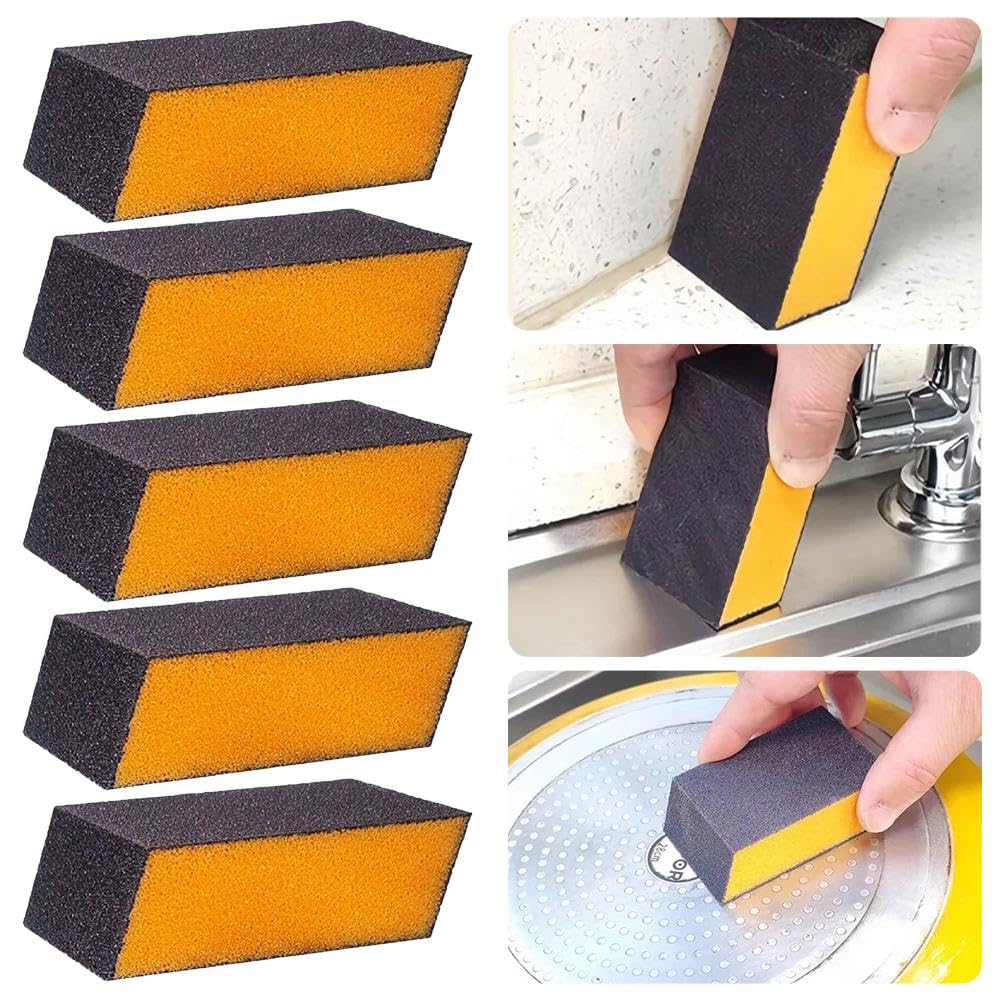 Magischer Reinigungsschwamm, Mehrzweck-Schwämme, kratzfeste Schrubber Pads für Küche, Töpfe, Pfannen, Spülen und Grills, 9 Stück Reinigungsschaum