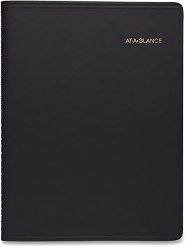 AT-A-GLANCE 2020 Weekly Planner / Appointment Book, 8-1/4" x 11", Large, Black 7095005