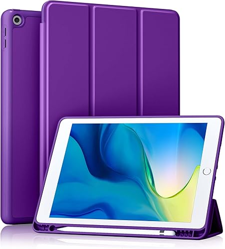 Akkerds - Funda para iPad 10.2 2020, iPad 8 generación2019, iPad 7 generación, con soporte para lápiz. Funda protectora premium con parte trasera de disponible en Yaxa Venezuela