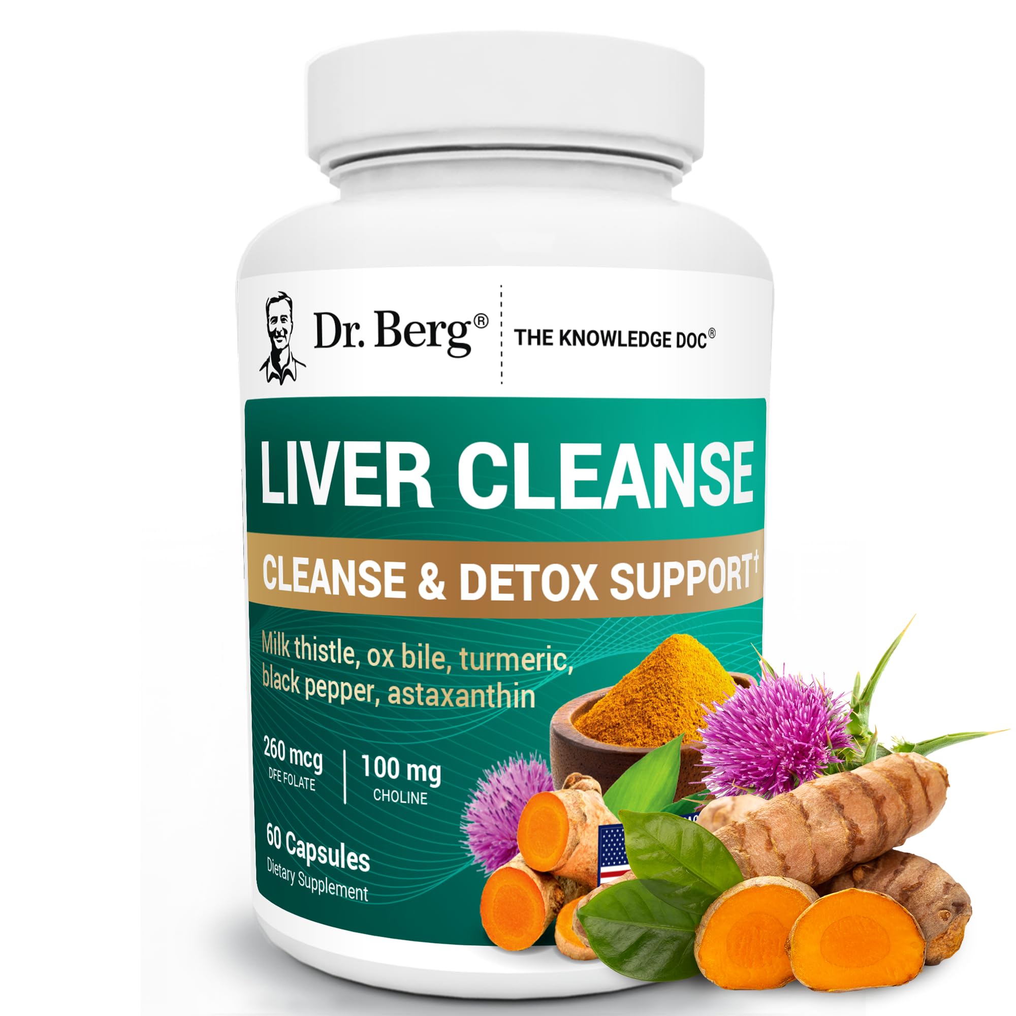 Dr. Berg's Liver Cleanse Detox & Repair Capsule, 60 Count