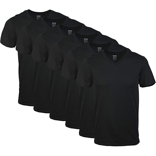 Gildan Men's V-Neck T-Shirts, Multipack, Style G1103