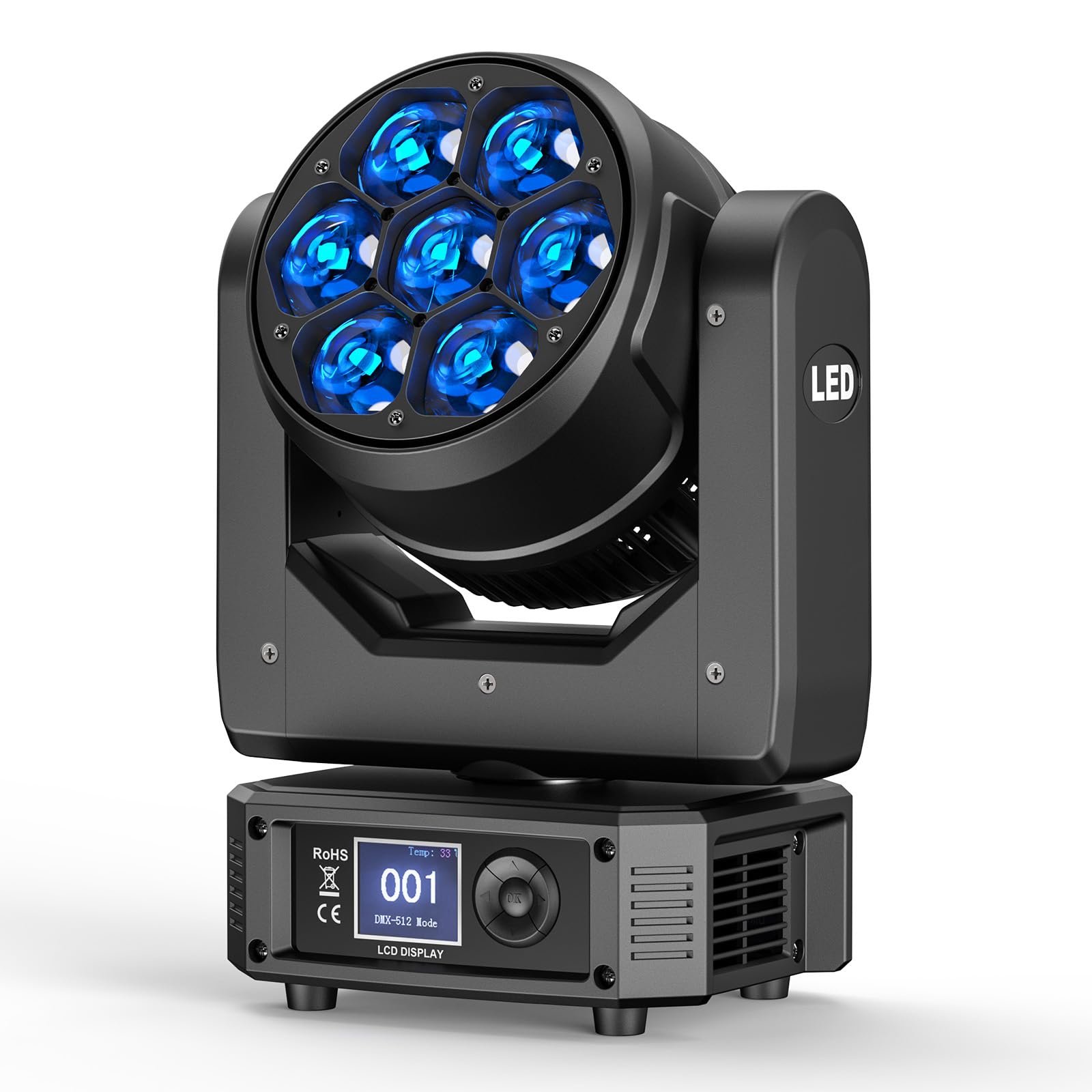 Teste Mobili 280W led RGBW luci discoteca Teste Mobili beam Auto-run Sound-attivato Master-slave per Natale feste concerti matrimoni KTV Discoteca eventi Bar Club luci discoteca