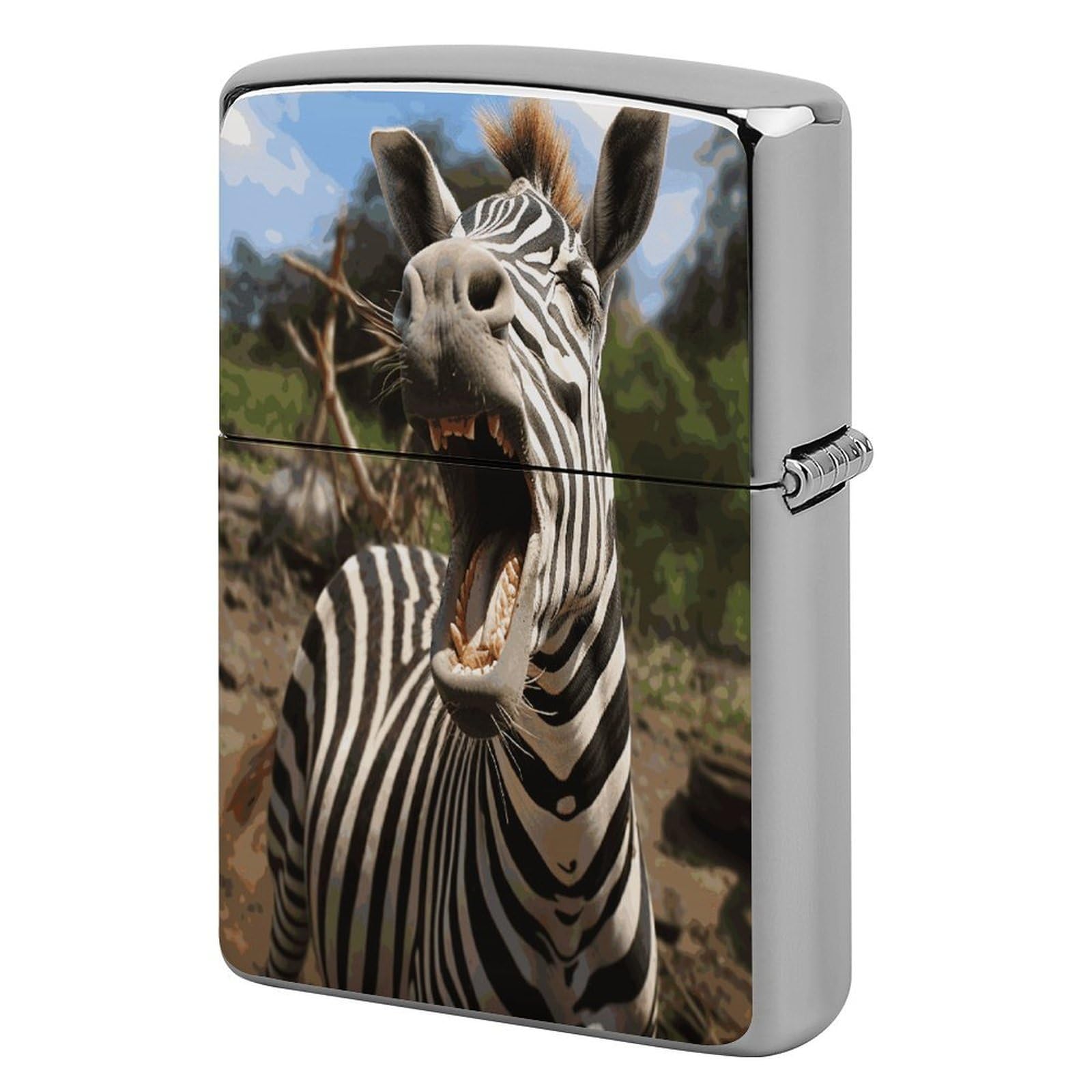 Fekiloot Style Funny Zebra Lighter Case Cover Lighter Holder