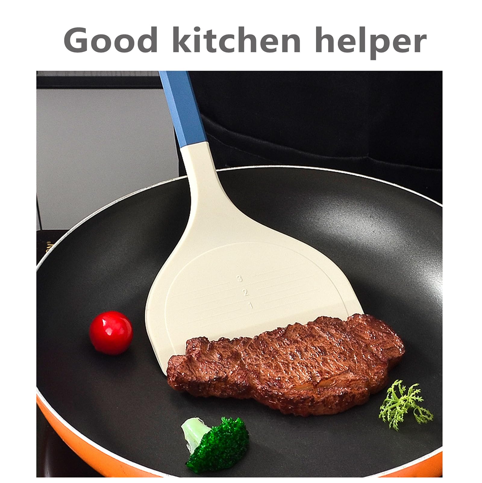 6 Stück Küchenhelfer Set, Silikon Küchenset Küchenutensilien,Antihaft Hitzebeständiger Kochbesteck Kochutensilien Set Für Kochen, Gesund, Leicht Zu Reinigen