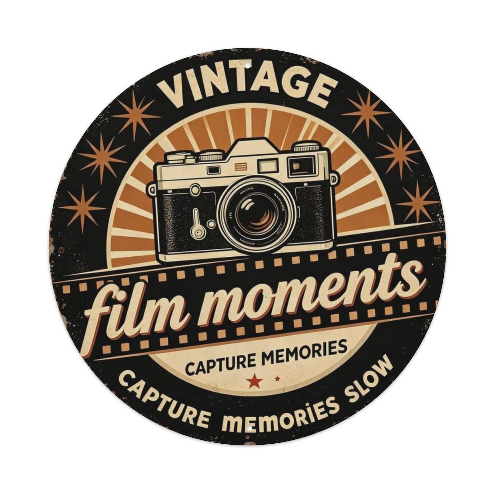 Vintage Film Moments Metal Tin Sign Plaque