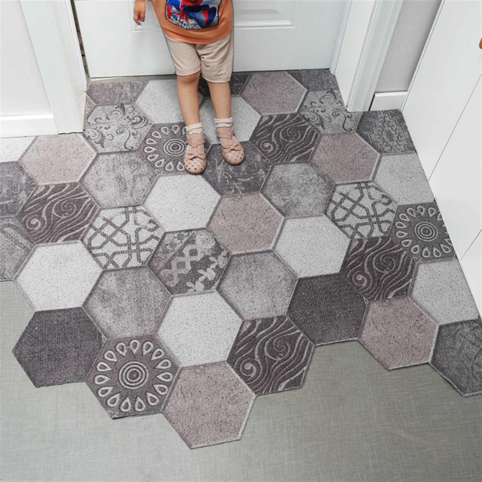 Bathmat Bath Mats Dywaniki i maty Wycieraczka antypoślizgowa wodoodporna pyłoszczelna dywan przedpokój mata do kąpieli pcv mata kuchenna może być cięta na zamówienie kryty wycieraczka wejściowa do dom