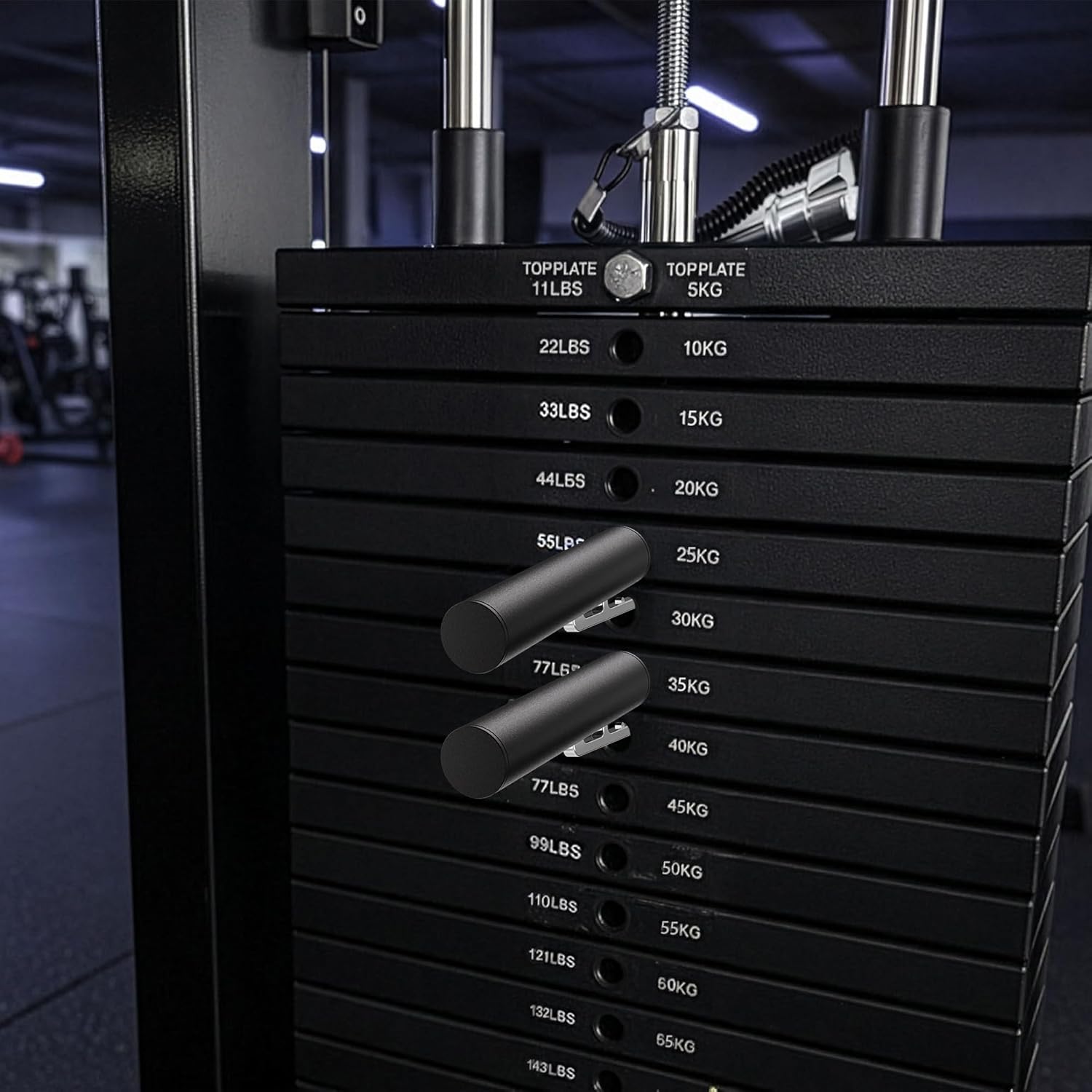 Metal Drop Set Pins Gym - Quick Release Weight Stack Pins for Gym Strength Training Equipment Accessories, Easy Transition to Lower Weights for More Reps (5/16" & 3/8" Diameter)
