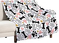 Vista 47 de Manta de cola de pez de sirena rosa con estampado de fondo de sirena para niña, 30 x 40 pulgadas