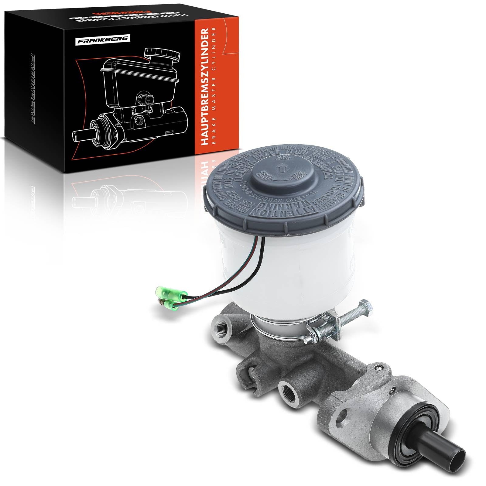 Frankberg Główny cylinder hamulcowy Cylinder hamulcowy Kompatybilny z Civic V EG EH 1.6L 1991-1995 CRX III EG EH 1.6L 1992-1998 Replace# 46100SR3833