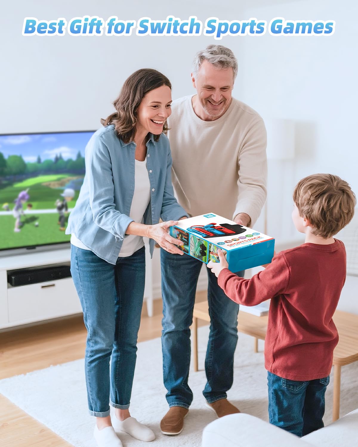 MENEEA Switch 2 Sports-Zubehör-Set für Nintendo Switch 2/1/OLED mit Organizer-Station für Joy-Con 2, Familien-Party-Pack für NS Sports-Spiele