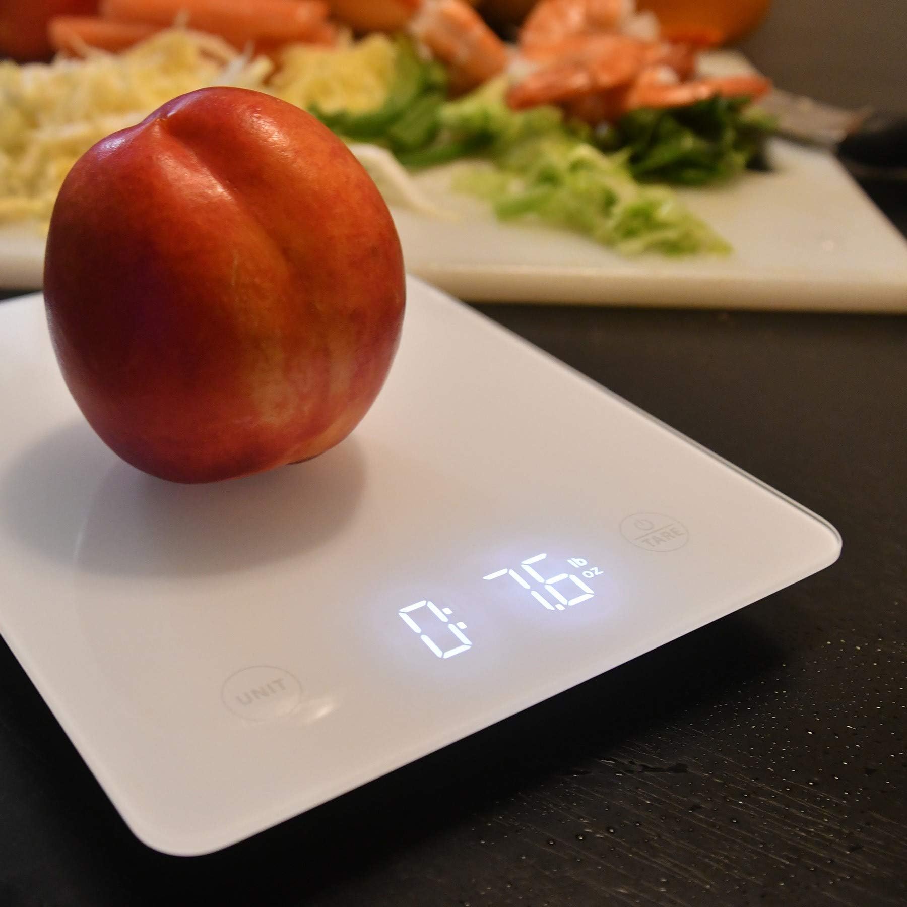 iSunnaoCooking Digital Kitchen Food Scale, One Size, White