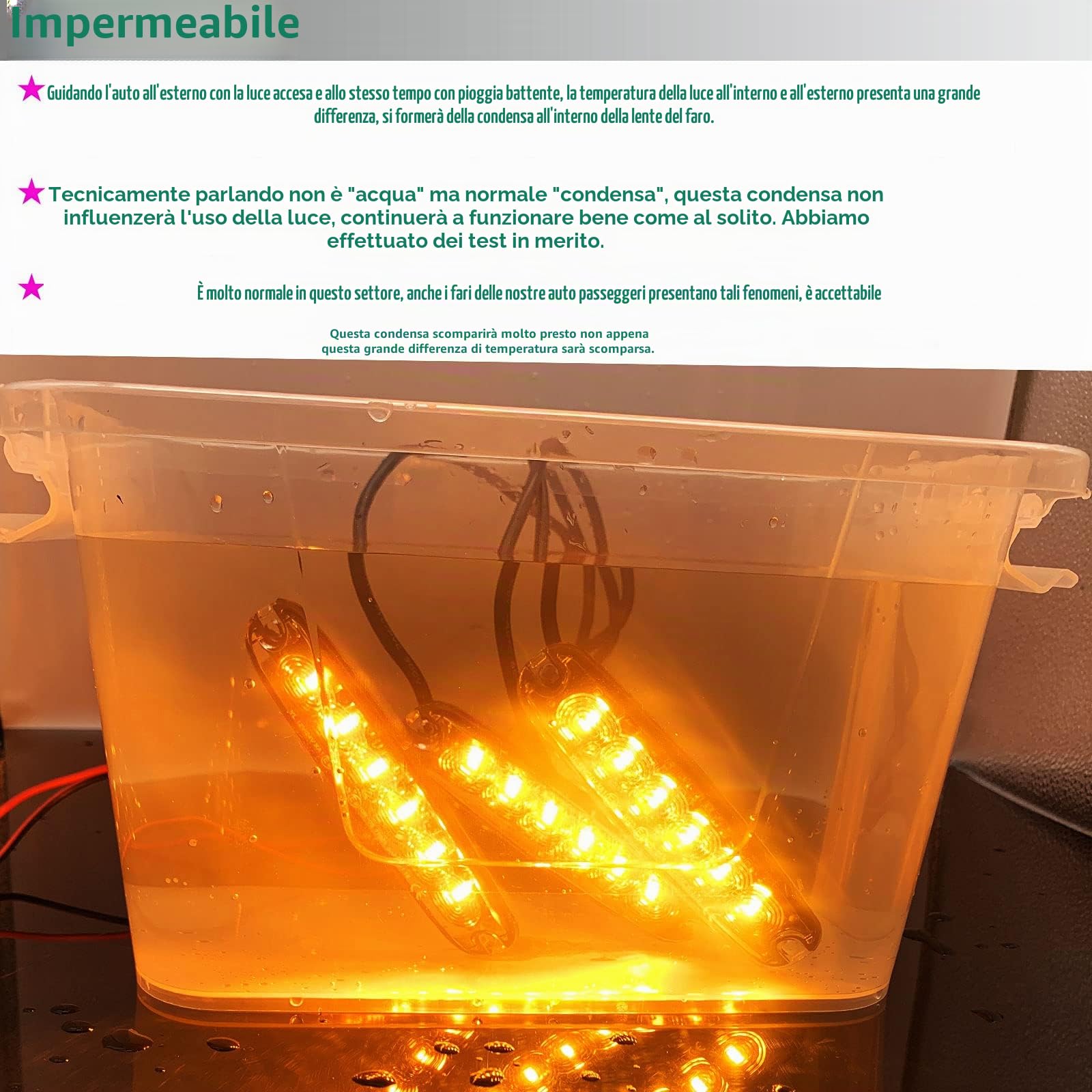 2pz Led Ambra Pericolo Lampeggiante Luce Stroboscopica Emergenza Barra Luminosa per Auto,Ultra Sottile Lampeggiante Attenzione Strob 4LEDS 15w 12v24v per Veicolo Fuoristrada Rimorchio Griglia