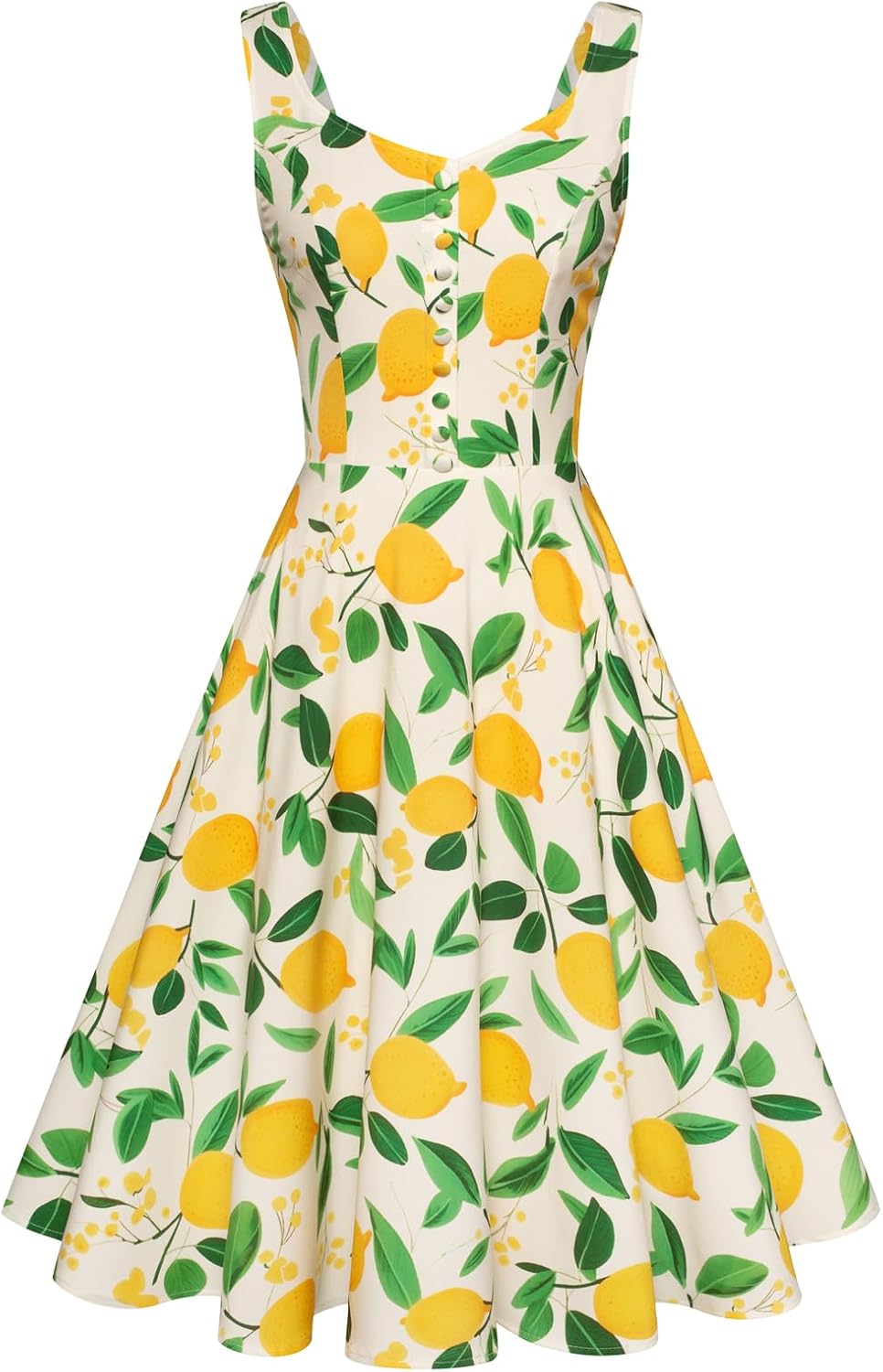 Belle Poque 1950s Vintage Dress for Women Sleeveless Homecoming Dresses Cocktail Party A-Line Summer Dress