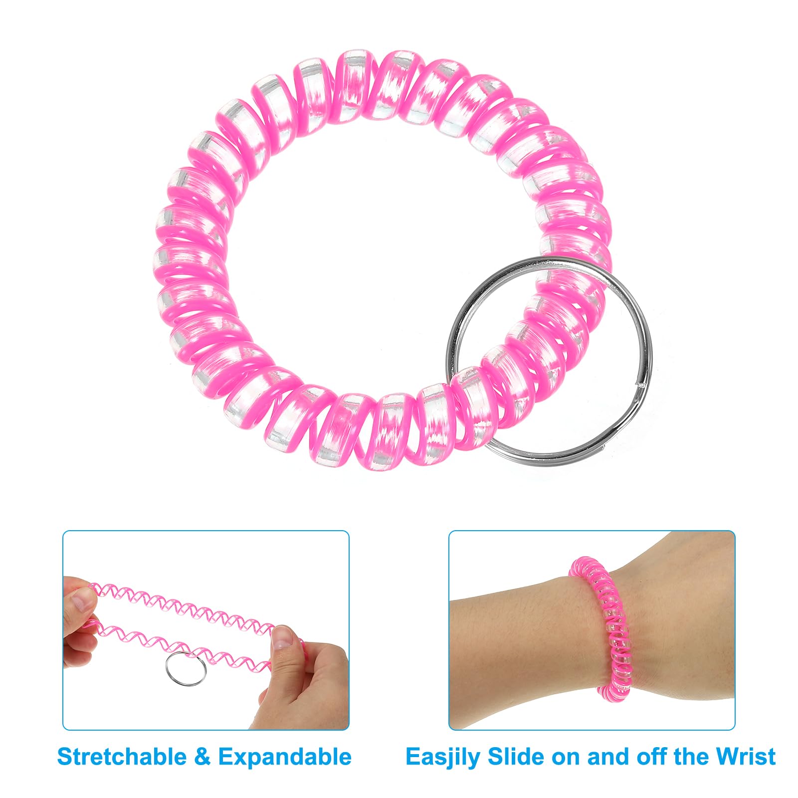 PATIKIL Stretchable Wristband Wristlet Keychain - Image 3