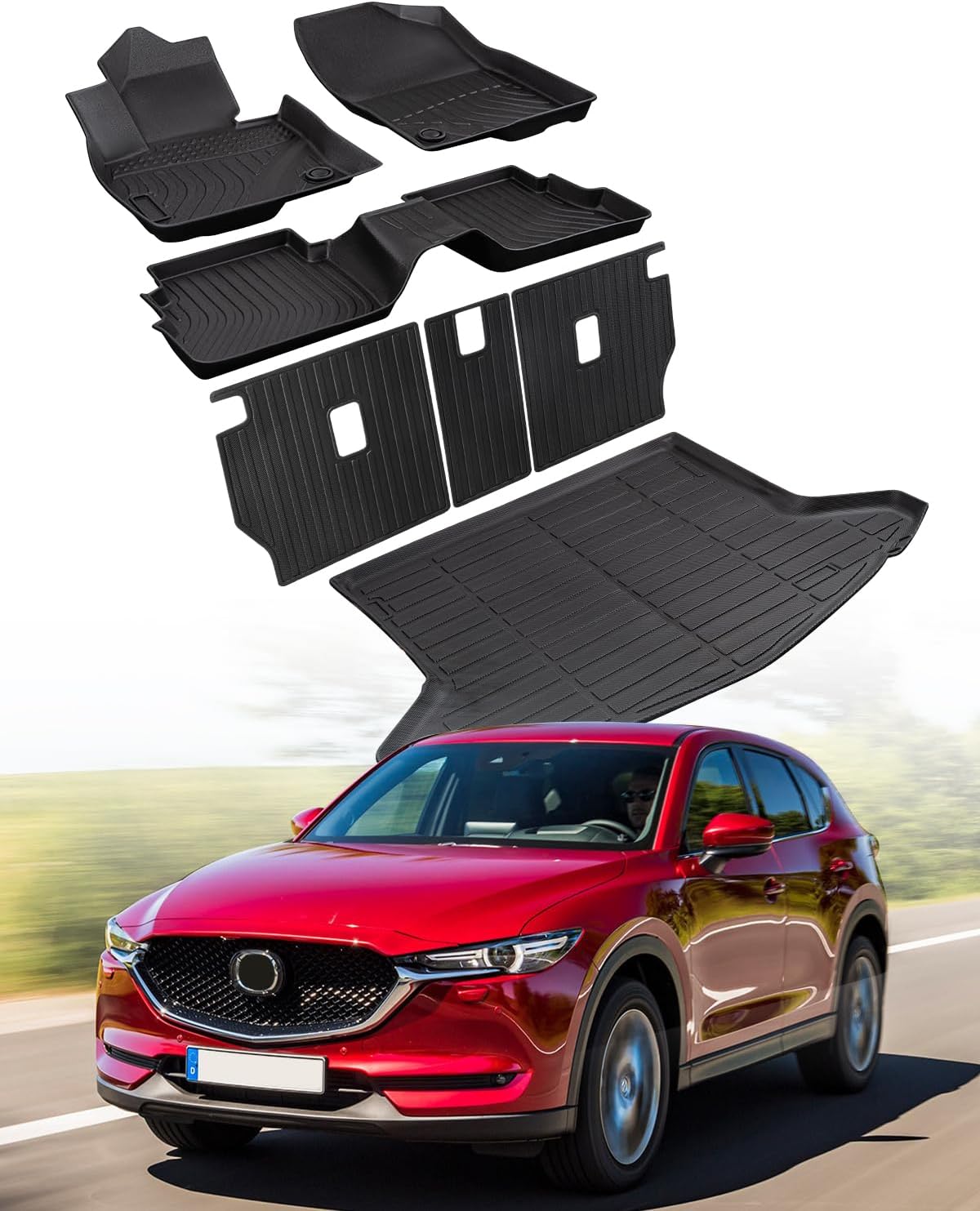 7 PCS for Mazda CX5 Floor Mats 2025 2024 2023 2022 with