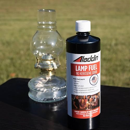 Miniatura 2 de Aladdin Combustible de aceite para lámpara transparente, alternativa de queroseno, combustión limpia, sin olor, para interiores y exteriores,