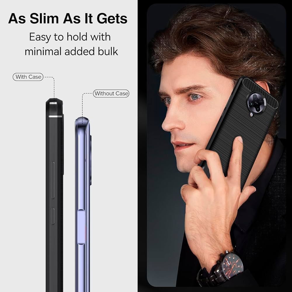 Ivoler Coque Silicone Pour Xiaomi Poco F2 Pro Avec 3 Pièces Verre